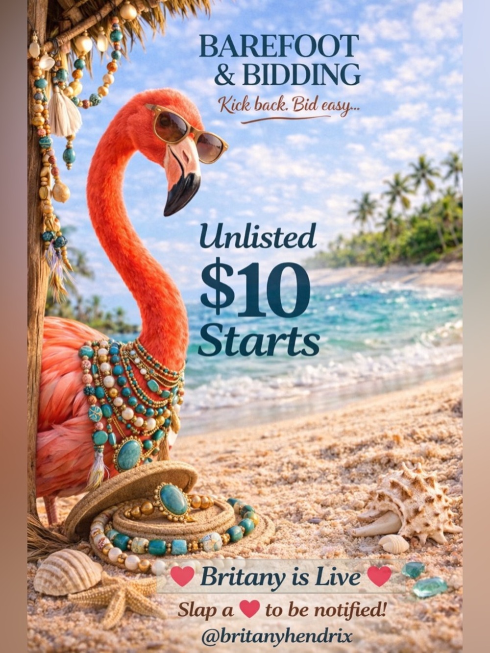 1-50 🩴 You won! barefoot &bidding 🩴 $10